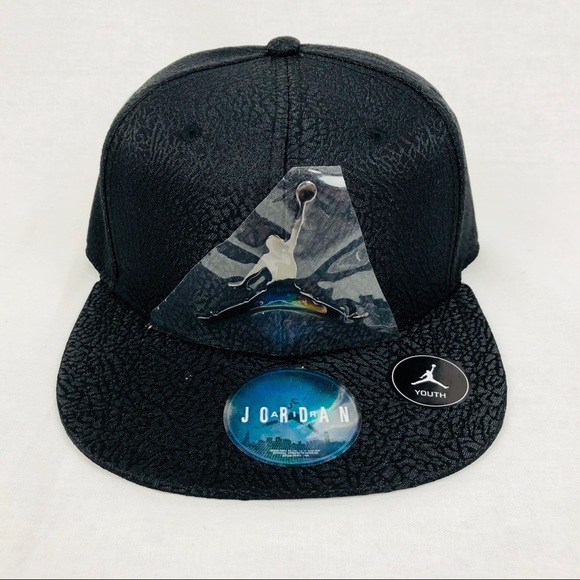 Jordan Other - Jordan Black/Chrome Logo SnapBack Hat